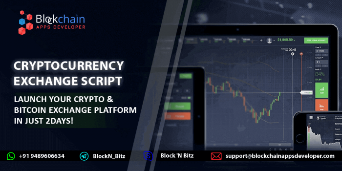 Create your own Cryptocurrency Exchange Script for your business