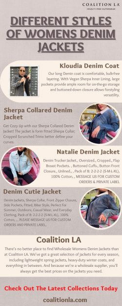 Different Styles Of Womens Denim Jackets