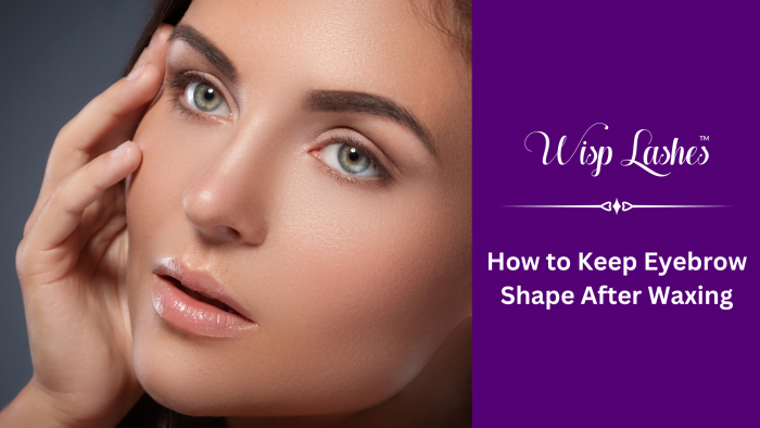 How to Keep Eyebrow Shape After Waxing – Wisp Lashes
