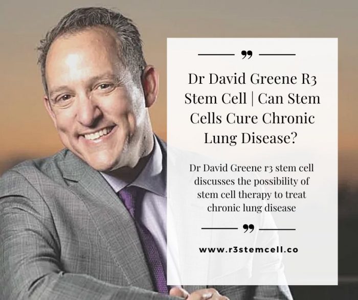 Dr David Greene | Can Stem Cells Cure Chronic Lung Disease?