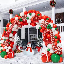 Christmas Decorations With Balloons |Christmas party balloon decoration ideas
