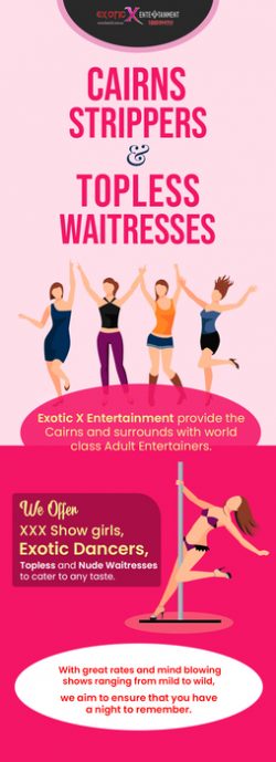 EXE – Top-rated Agency to Book Topless Waitresses & XXX Female Strippers in Cairns