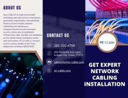 Get expert network cabling installation