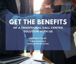 Get the benefits of a traditional call center solution with us