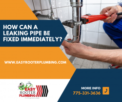 How Can A Leaking Pipe Be Fixed Immediately?