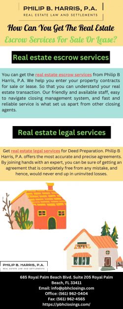 Get The Best Real Estate Escrow Services In Florida