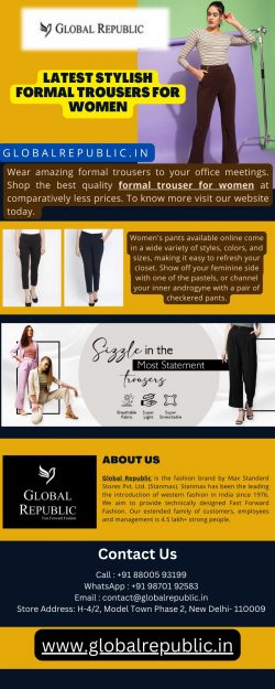 Shop Women Trousers For Online