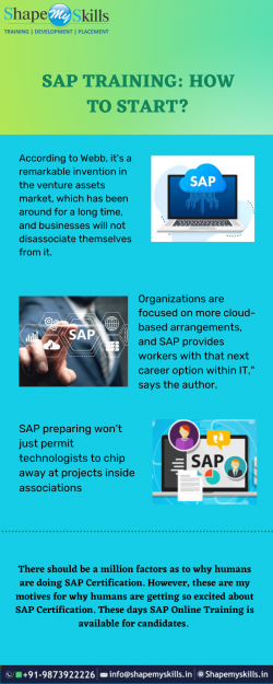 Learn About SAP Online Training | ShapeMySkills