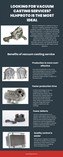 Looking for vacuum casting services ? HLHproto is the most ideal