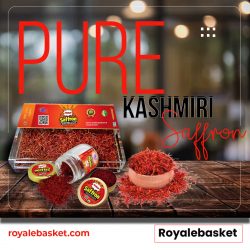 Get the best Pure Kashmiri saffron with RoyaleBasket!