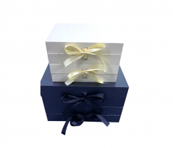 luxury gift boxes with ribbon and magnetic closure for birthdays weddings anniversaries Christmas