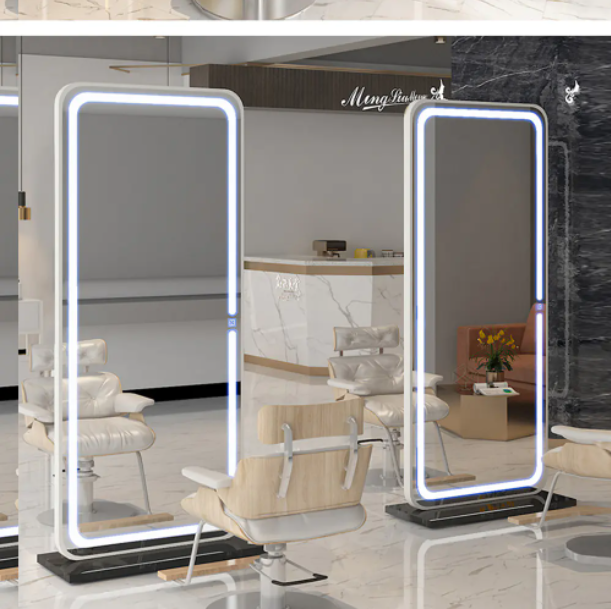 Aluminium Frame Mirror Dressing Room Full Body Led Full Body Mirror In Bedroom With Led Light Il ...