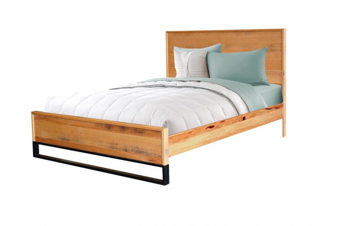 Buy Santo Tassie Oak Queen Bed | X-mas Sale | Roomlane