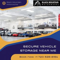 Secure Vehicle Storage Near Me – Black Mountain Motorworks