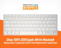 Shop 100% OEM Apple White Macbook Replacement Laptop Keys Online from Replacement Laptop Keys