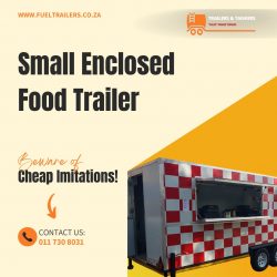 Small Enclosed Food Trailer | Fuel Trailers