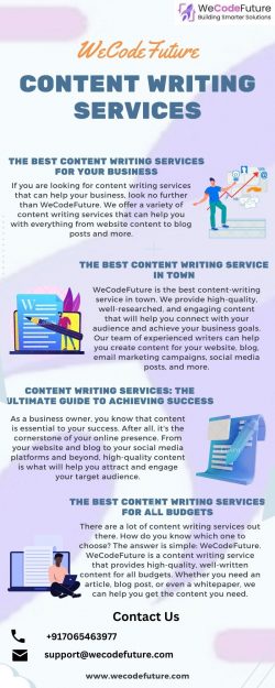 What do You Need To Know About Content Writing Services?