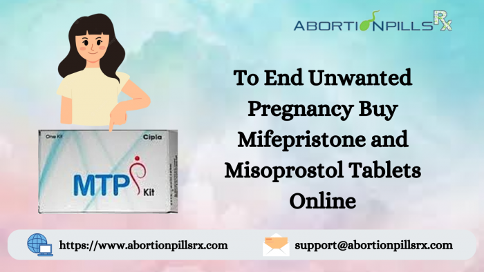 To End Unwanted Pregnancy Buy Mifepristone and Misoprostol Tablets online