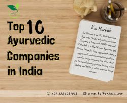 Top Ten Ayurvedic companies in India