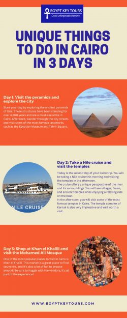 Unique Things to do in Cairo in 3 Days
