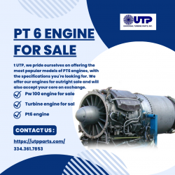 Utilizing Pt 6 Engine For Sale