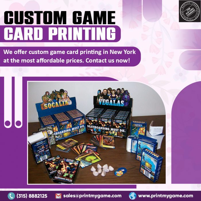 Custom Game Card Printing