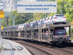 What are the benefits of shifting vehicles from train?