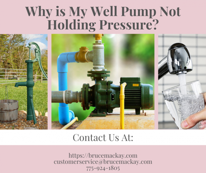 Why is My Well Pump Losing Pressure?