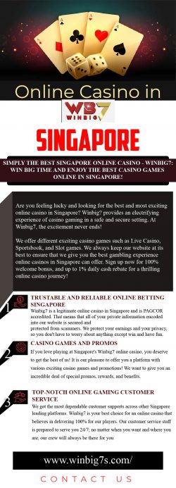 Winbog7s- The best online casino in Singapore you have ever visited