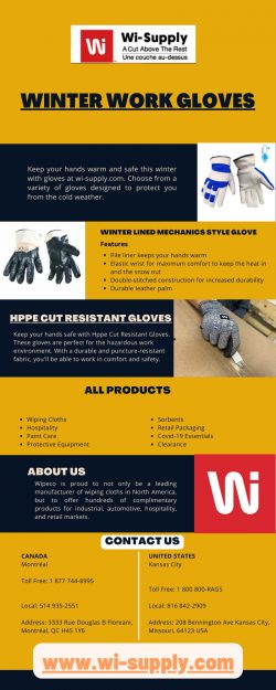 Hppe Cut Resistant Gloves