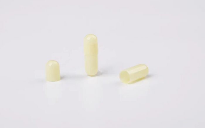 Hard gelatin capsule pill capsule