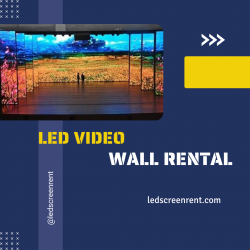 LED video wall rental
