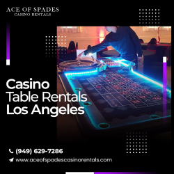 Casino Table Rentals in Los Angeles