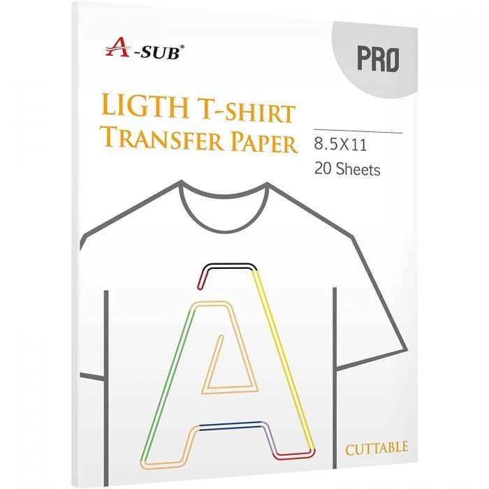 A-SUB® PRO Light Ink Jet Transfer Paper A4 Size With Dye Sublimation Ink