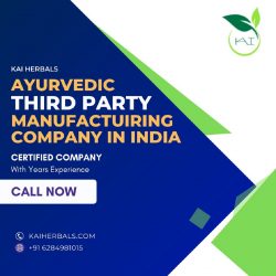 Ayurvedic Third Party Manufacturing Company in India