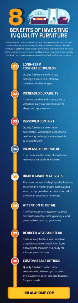 8 Benefits of Investing in Quality Furniture