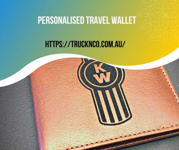 Buy Personalised Travel Wallet From Trucknco