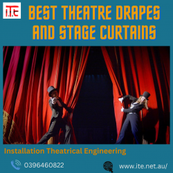 Theatre Drapes and stage Curtains Supplies in Melbourne