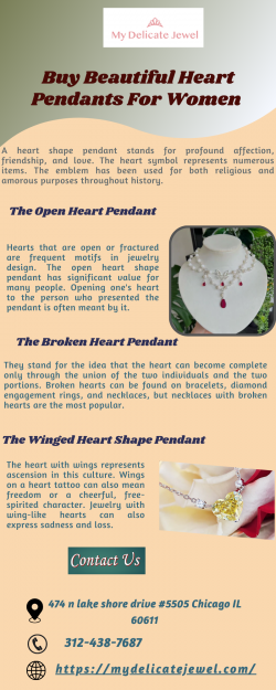 Buy Beautiful Heart Pendants For Women