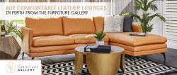Buy Comfortable Leather Lounges in Perth from The Furniture Gallery
