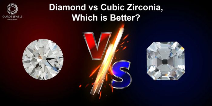 Which is superior between diamond and cubic zirconia?