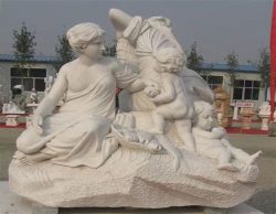 Woman And Child Sculpture