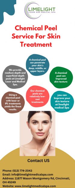 Chemical Peel Service For Skin Treatment At Limelight Medical Spa