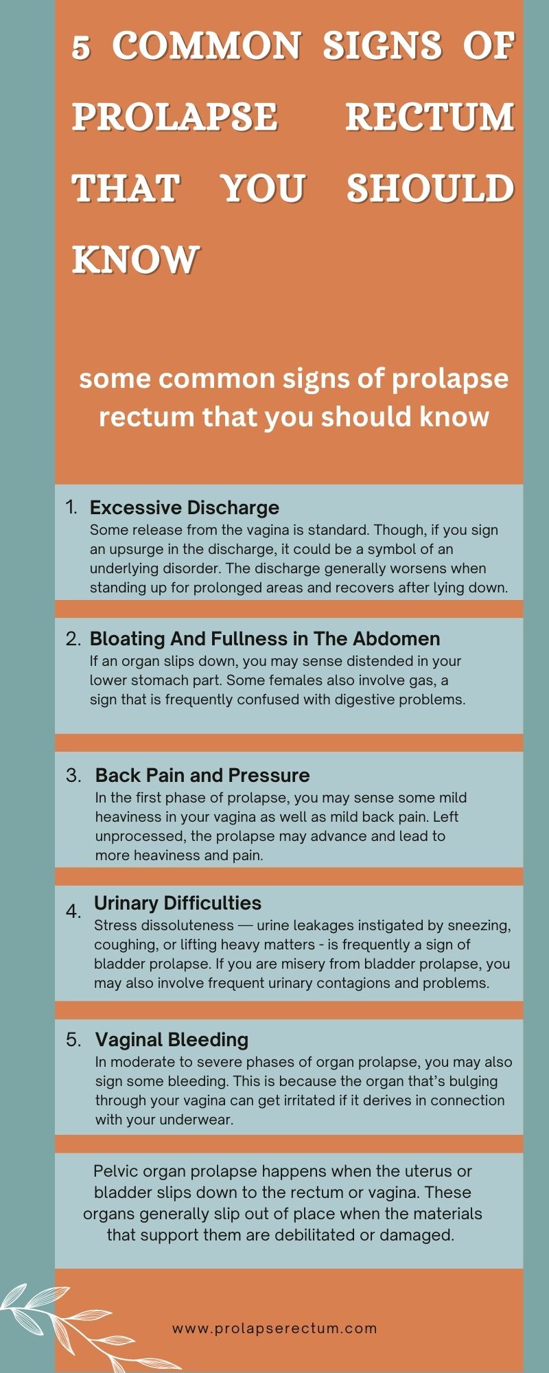 5 Common Signs of Prolapse Rectum that You Should Know