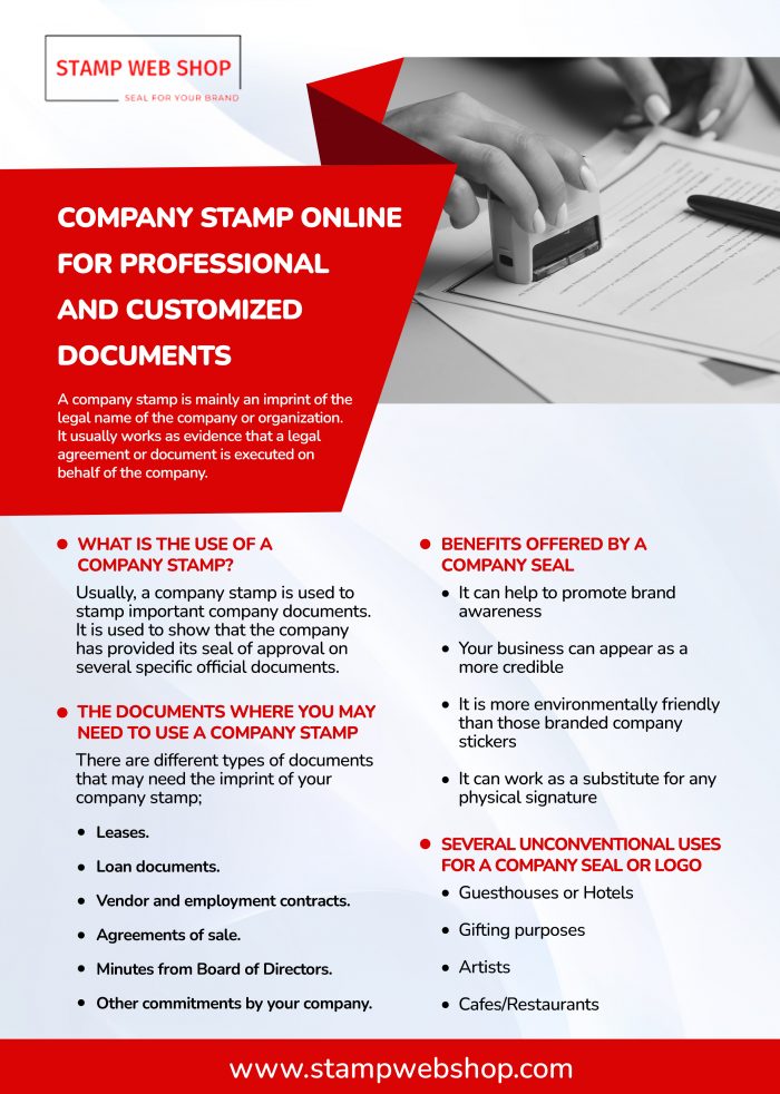 Create Your Business Stamp| Company Stamp Online.