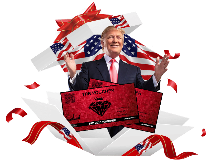 TRB Red Voucher This Made For True American Patriots And Trump Supporters(30 Days Money Back Gua ...
