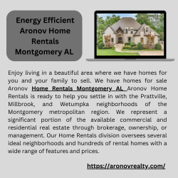 Energy Efficient Aronov Home Rentals Montgomery AL
