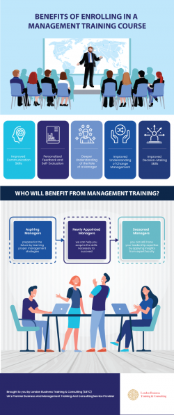 Five Major Advantages Of Enrolling In A Management Training Course