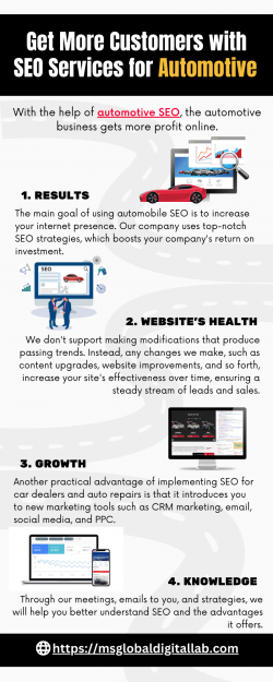 Get More Customers with SEO Services for Automotive