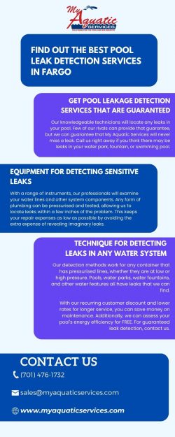 Find Out The Best Pool Leak Detection Services In Fargo